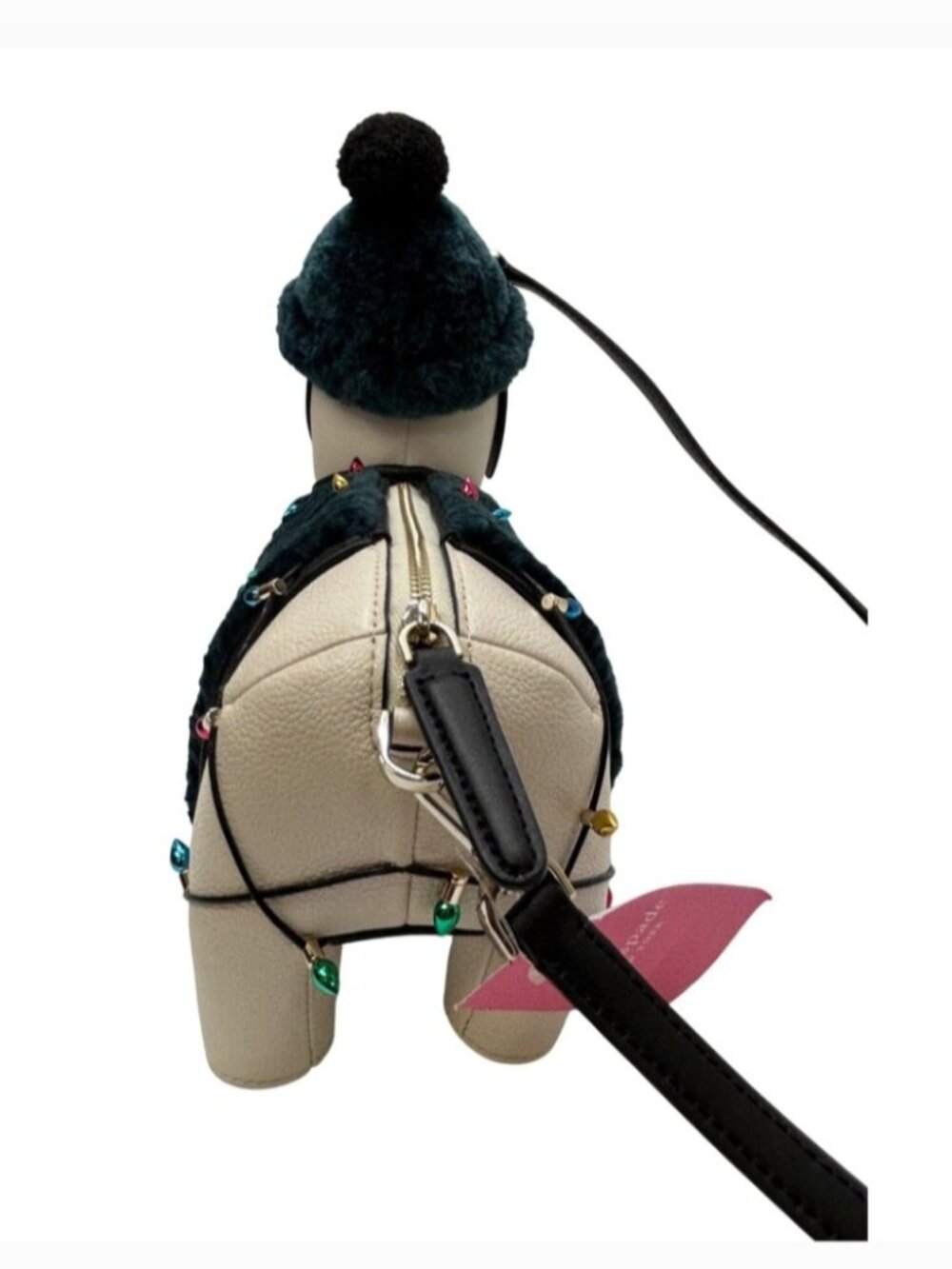 NWT KATE SPADE NEW YORK CLAUDE DACHSHUND LEATHER CROSSBODY - Picture 6 of 10